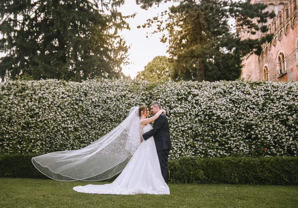 Romantico matrimonio in un castello