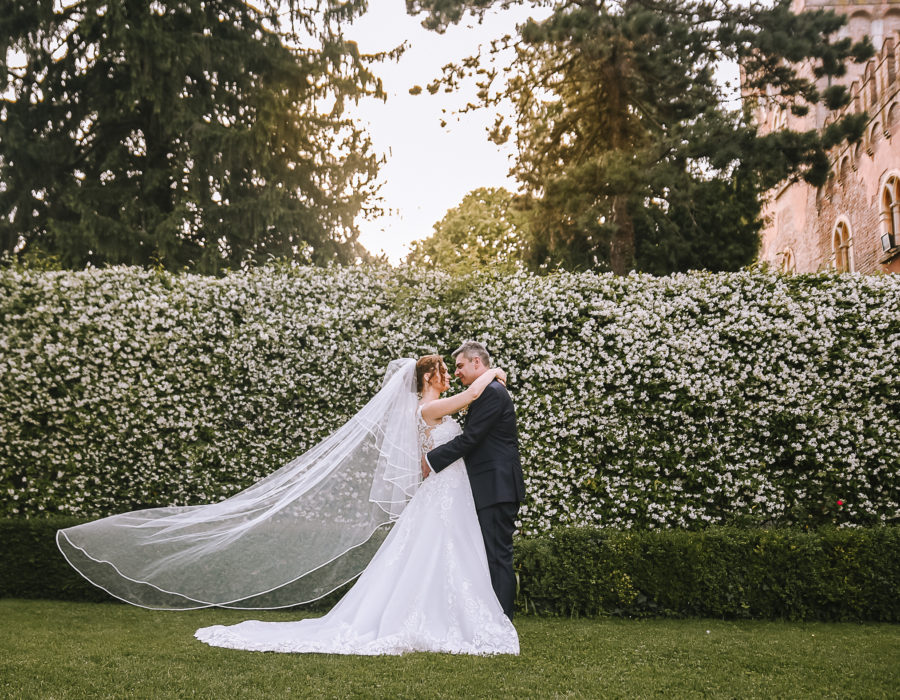 Romantico matrimonio in un castello