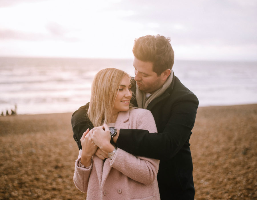 A sweet couple in Brighton