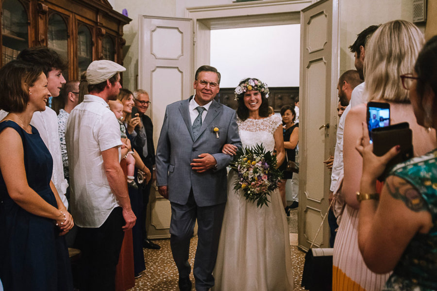 Un matrimonio tra le vigne