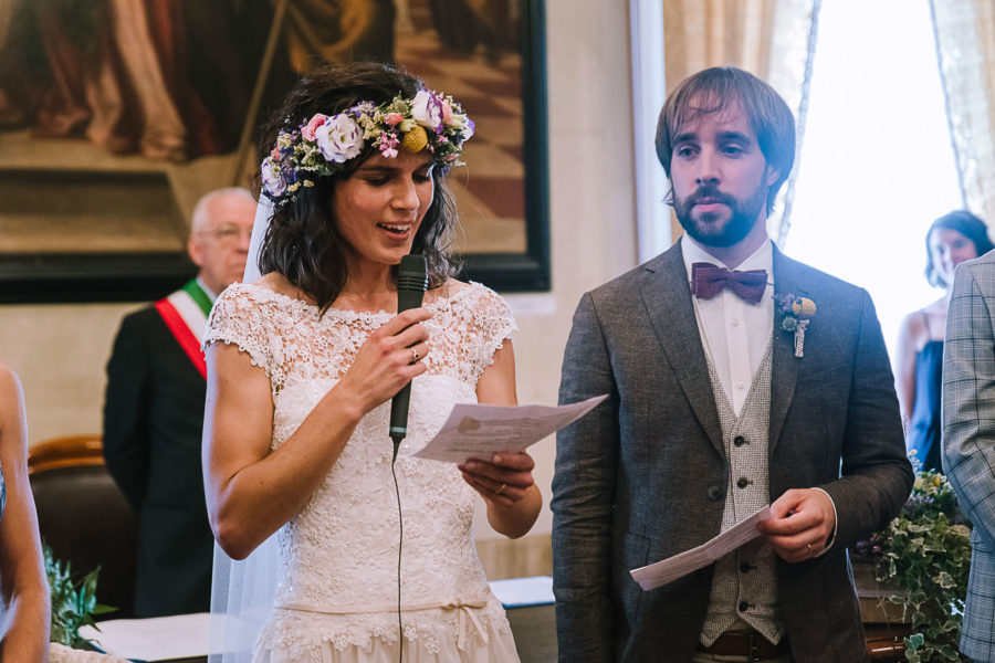 Un matrimonio tra le vigne