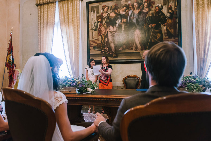 Un matrimonio tra le vigne