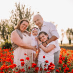 fotografo stefania montin famiglia bambine papaveri padova