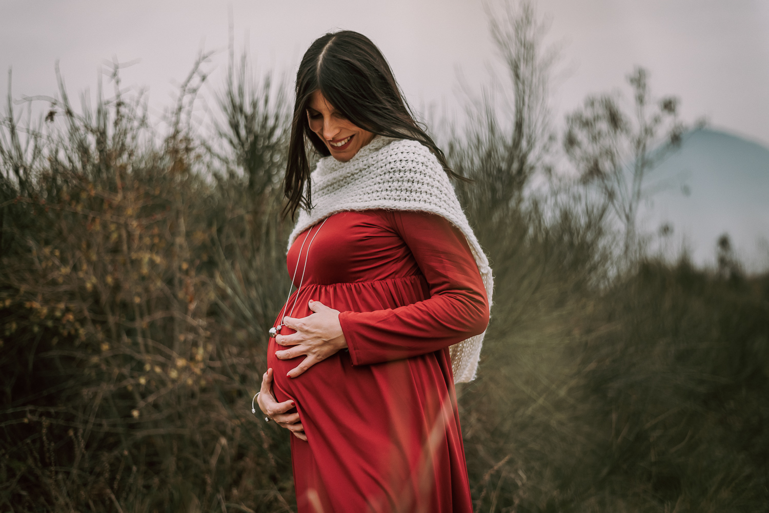 Servizio fotografico maternità nei Colli Euganei