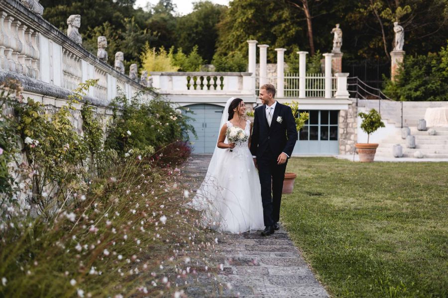 martina e Filippo matrimonio in villa