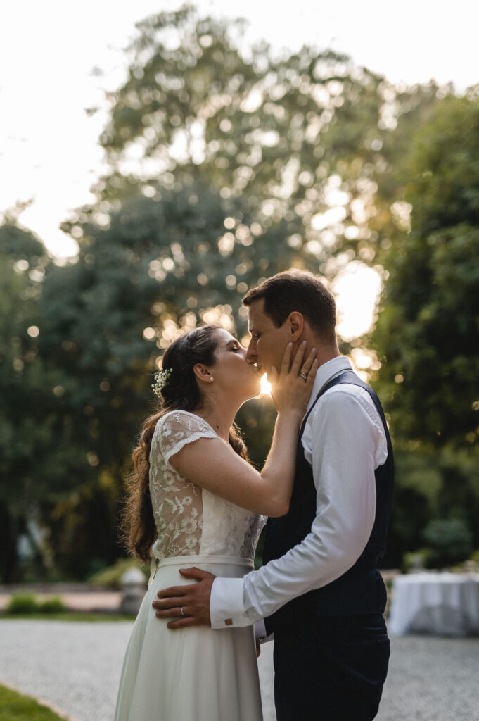 Reportage matrimonio al tramonto Villa Petrobelli