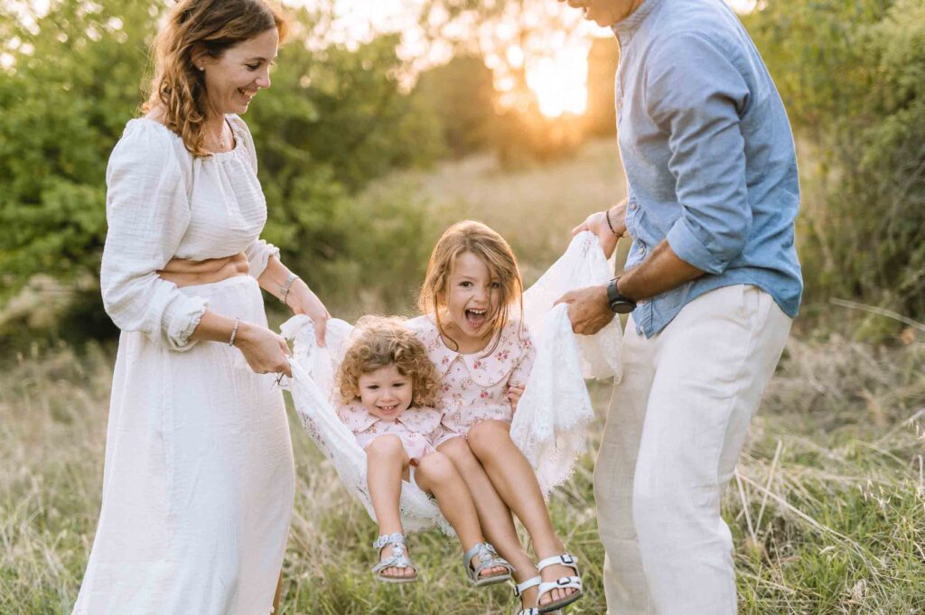 Servizio fotografico di famiglia nei Colli Euganei