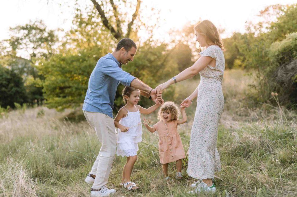 Servizio fotografico di famiglia nei Colli Euganei